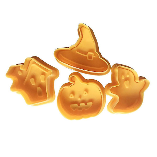 Bakform för kakor 3D Cartoon Press Bakverk Halloween Present Hälsosam