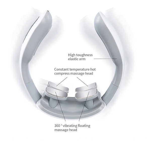 Skönhetsutrustning Cervikal Vertebra Instrument Laddning Nackskydd Värme Nacke Och Axel Fysioterapi Instrument
