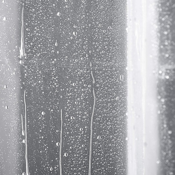 Tungt transparent duschdraperi - 72\" x 72\" viktat duschdraperi för badrum (1 st)