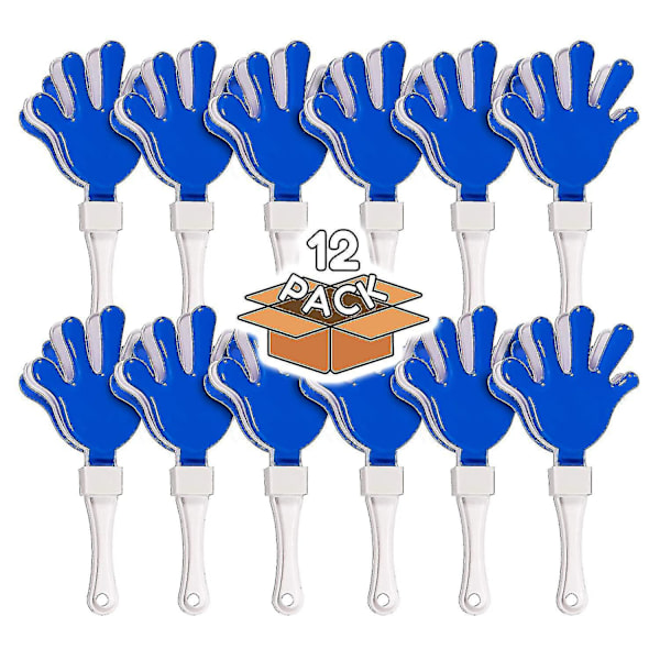 Hand Clapper Noise Makers Party Favors (blå/vit) (12 st)