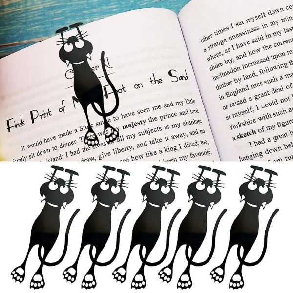 5 stykke kæmpe bogmærke Seje 3D bogmærker 3D tegneserie dyr bogmærke til børn Drenge Piger Mænd Kvinder