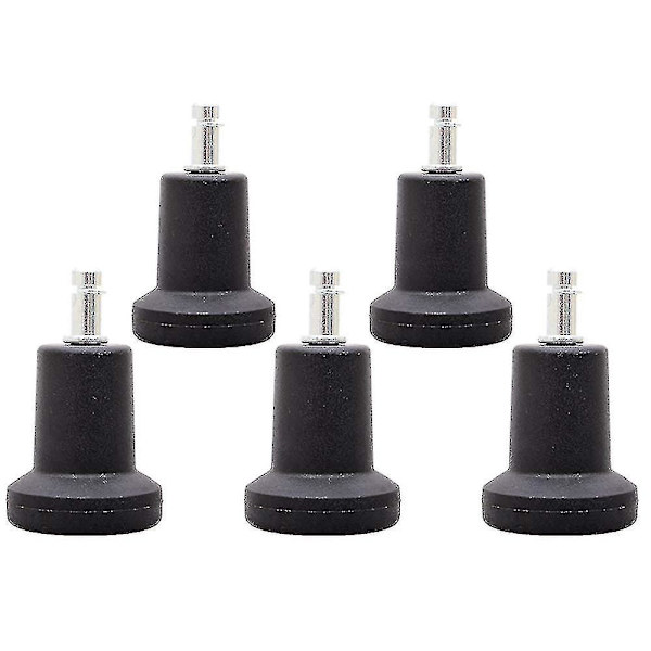 5 st 2 tum Ersättningskontorsstol eller pall Swivel Caster Wheels, Enkel konvertering från hjul till fasta fötter