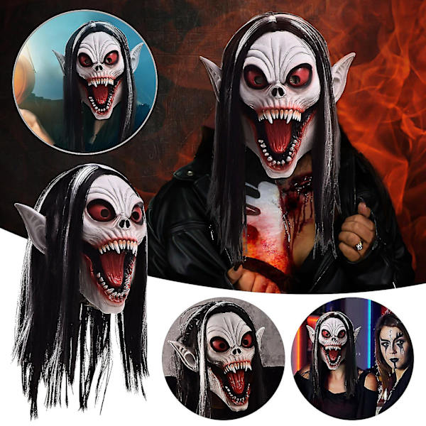 Halloween-koristeet Halloween-kauhumaskit Halloween-kauhu naamioiden naamiaiset Haukuttu talo Huoneen rekvisiitta