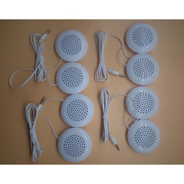 Mini-kaksoispuhelinkaiutin, 3,5 mm:n ulkoinen stereokaiutin MP3-, MP4-, iOS-, CD-soittimelle jne.
