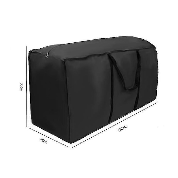 Vattentät förvaringsväska för utomhusbruk, möbelskydd med dragkedja - 122*39*55cm