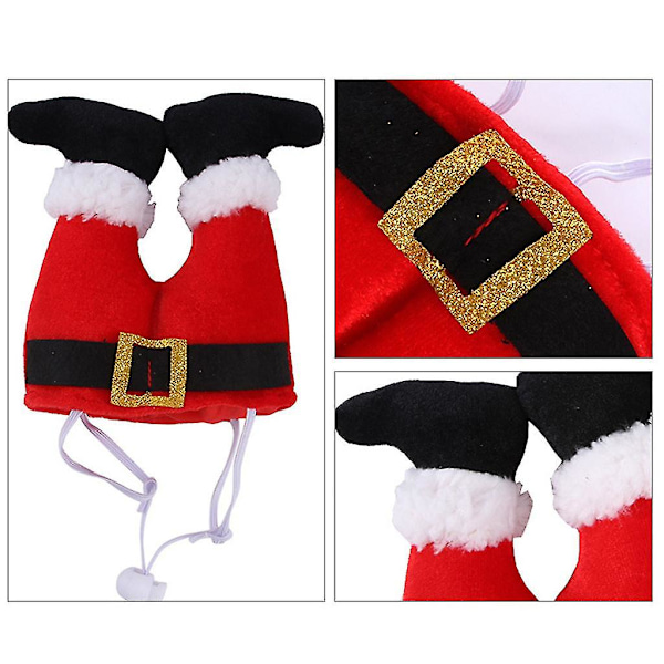Jultomtebyxor & Hatt Kostym Tillbehör För Katter & Hundar