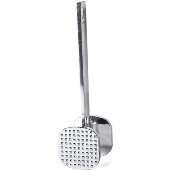 1 stk. Kitchen Craft Metal Kødhammer til Mørning af Kød - Hammer til Mørning af Steak, Kylling, Fisk og Svinekød - 19 cm (7,8\") - Husholdningsartikler