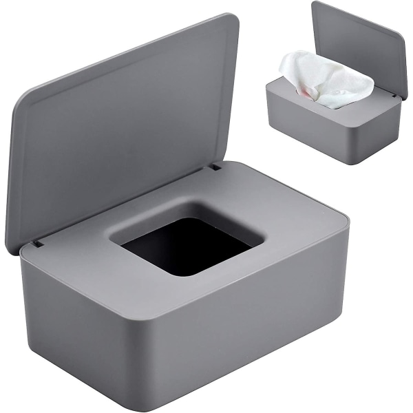 Fuktsäker, våtservetter dispenser tissuebox med lock tissue box hållare handduk utdragbar typ baby dammsäker förvaringsbox tissue förvaring