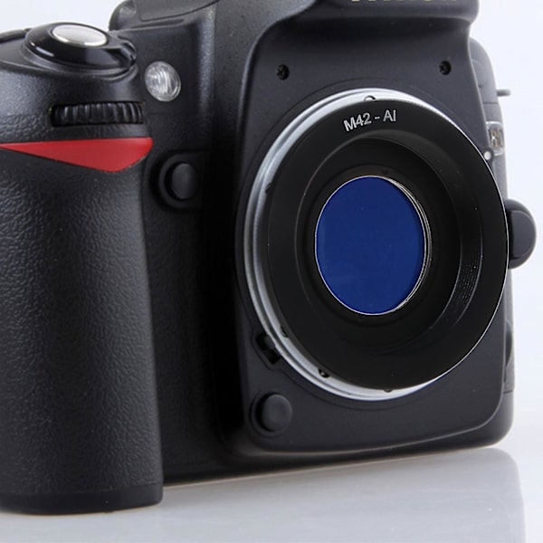 Kameran sovitusrengas äärettömyysfokuslasilla, sopii M42-kierteisille objektiiveille Nikon D5600 D3400 D500 D5 D7200 D810a D5500 D750 D810 -kameroille