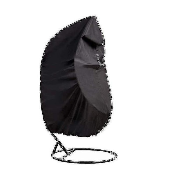 Utesittande gungstol äggformad överdrag, Rattan gungöverdrag, Damm- och regnsäkert