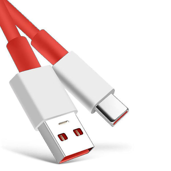 För OnePlus 7/7pro Warp Charge Type-C Dash Kabel 5A Snabbladdare