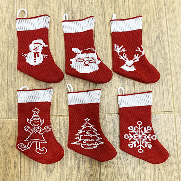 Söt Jultomte Snöflinga Elf Hängande Smycke Presentbehållare Juldekoration (Träd)