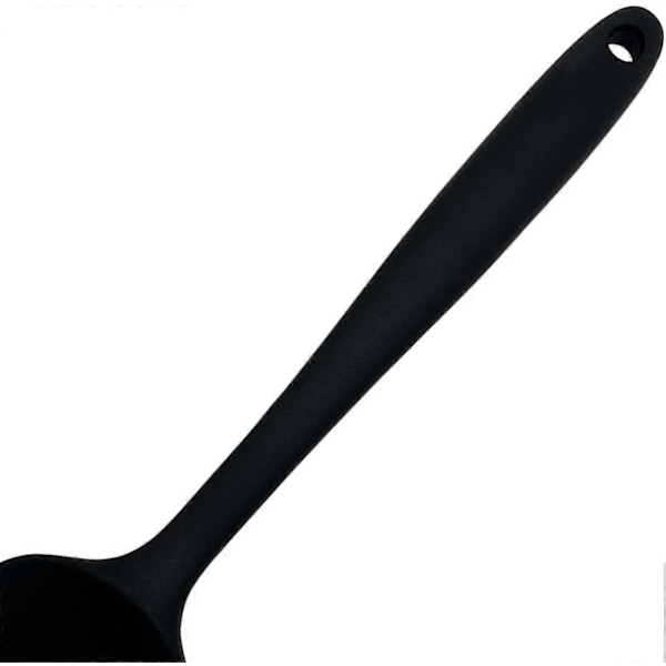 Silikonspatel, steifer Kern, antihaftbeschichtet, Küchenutensilien zum Kochen, Schwarz (S)