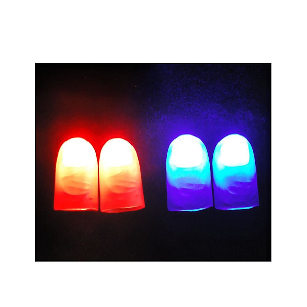 5 par LED Blinkande Fingrar Praktiska Rekvisita Multifunktionell Portabel Lampa Elektronisk AC