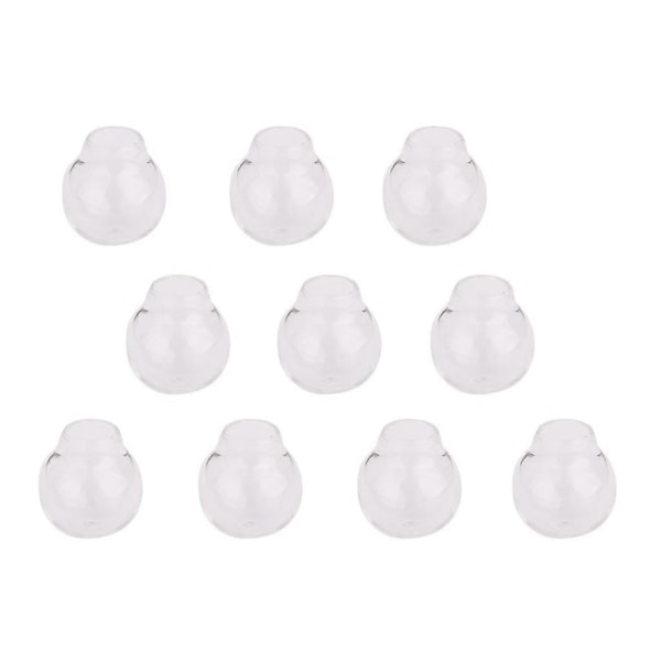 4x 10x Transparent BALL Flaska Hänge DIY Berlocker Önskeampuller Halsband DIY Smycken
