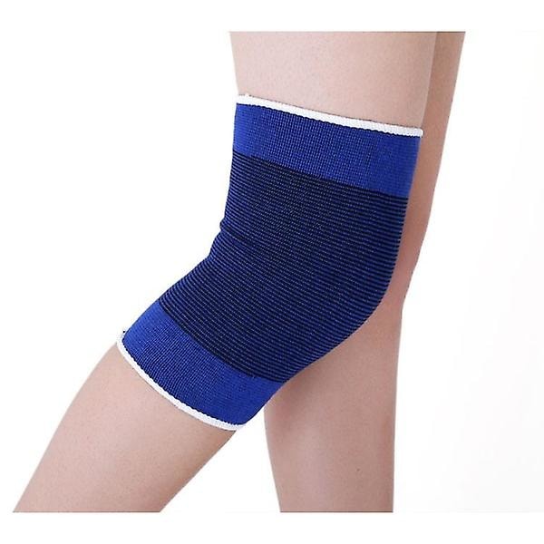 Knäskydd för löpning - Knäbandage - Knästöd - 1 par Blå