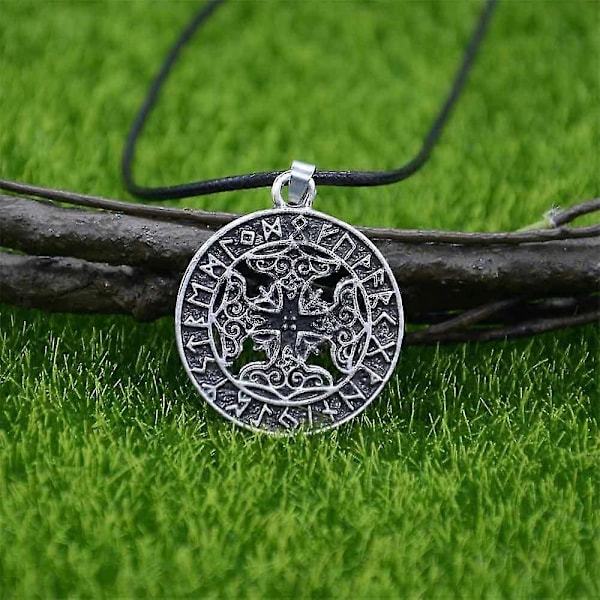 Thor Hammare Mjolnir Viking Smycken Nordiska Runor Amulett Talisman Repkedja Halsband Hänge Herr Pagan Smycken För Kvinnor Halsband