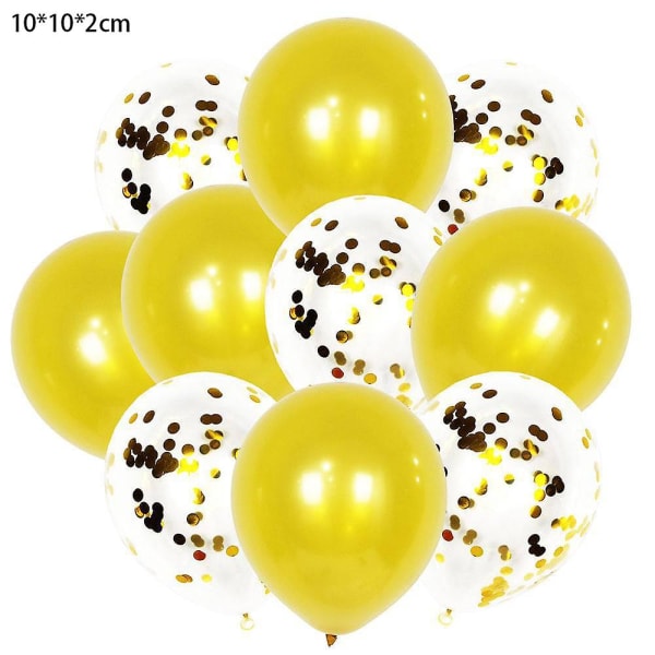 60 pakke 12 tommer, perlefarvede balloner+pailletter Ballon | Latex balloner | Festballoner