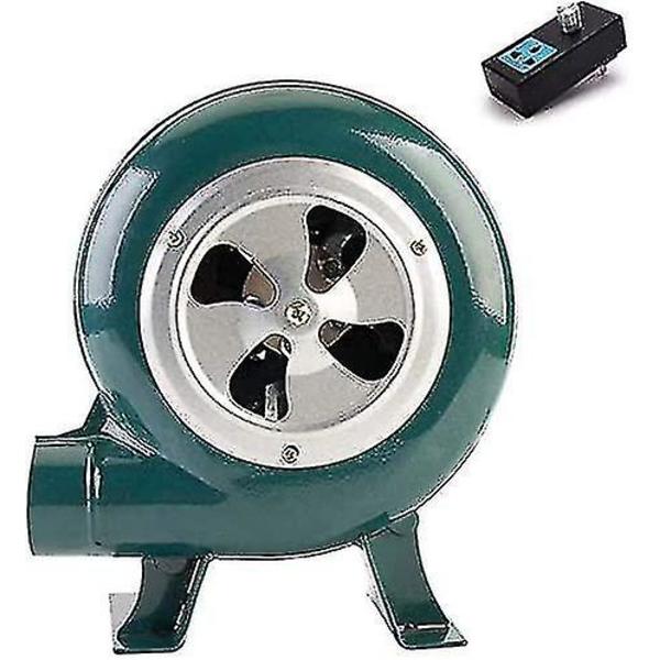 220V Elektrisk Smedja Blåsmaskin - Med Regulator - Grill Eldstad Fläkt - Centrifugal Grill Blåsmaskin, 60W N