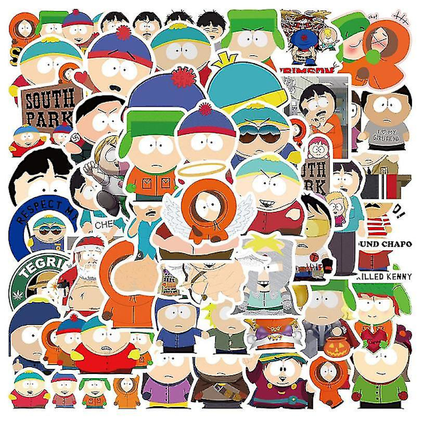 50 stk. South Park vandtætte klistermærker Diy bagage bærbar kop skateboard klistermærker