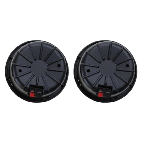 1 Par Vattentäta 4 Ohm 15W Full Range Marinbåt Tak Vägg Högtalare Gräsmatta J60A (Svart)