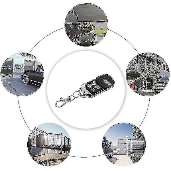Doorhan Garageportsfjärrkontroll 433 Mhz Rullande Kod Doorhan Sändare 2/4 Premium Rc Svart Handhållen Sändare (015DOORHAN) Yalo
