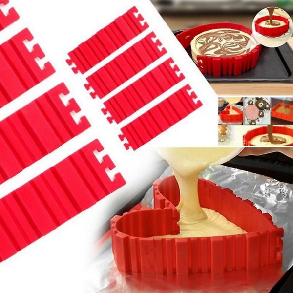 Kakeform – design bakeformer i hvilken som helst form du ønsker! Bruk vår fantastiske silikon DIY for å erstatte alle tallerkenene dine
