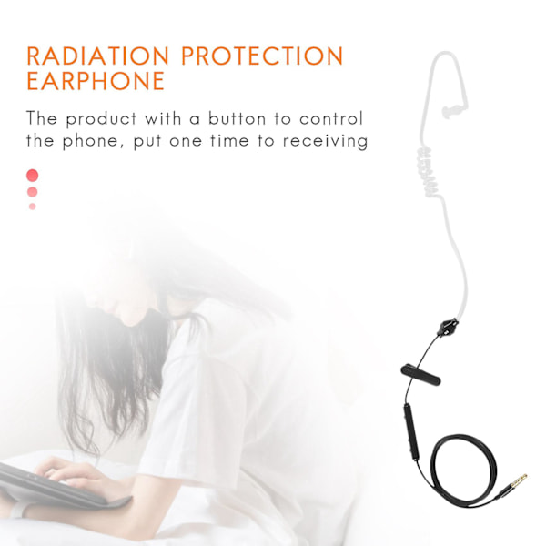 Snygga In-Ear Hörlurar Strålskydd Hörlursmonitor Talkabout Mini Walkie Air Headset