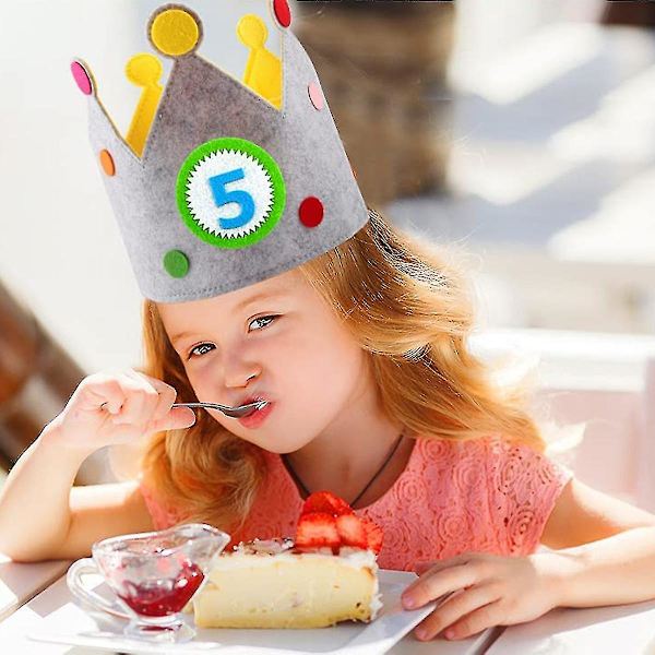 Vauvan Prinsessan Kruunu Tiara Lasten Ensimmäinen Syntymäpäivähattu