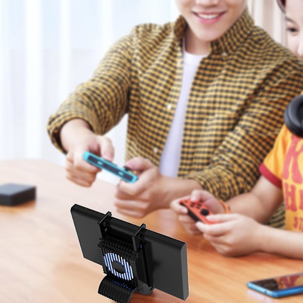 Latauspidiketeline Sisäänrakennetulla Jäähdytystuulettimella Jäähdytysteline Switch/oled/lite:lle (Valkoinen)