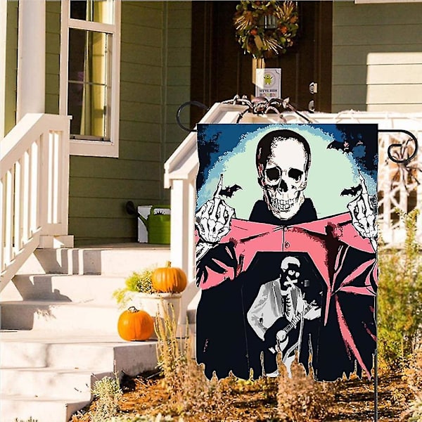 Halloween-puutarhalippu Halloween-juhliin Ulkokoristeet Halloween (70x100cm)