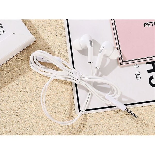 Candyfärgade Macaron Trådbundna Hörlurar In-Ear 3,5 mm Gränssnitt Universella Hörlurar