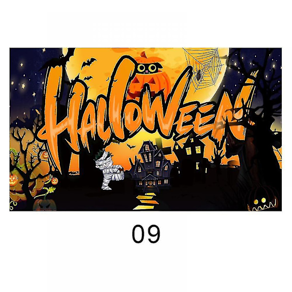 Halloween-lippu Halloween-pihalippu ulkokäyttöön Halloween-pihan koristeluun Wsjhf06