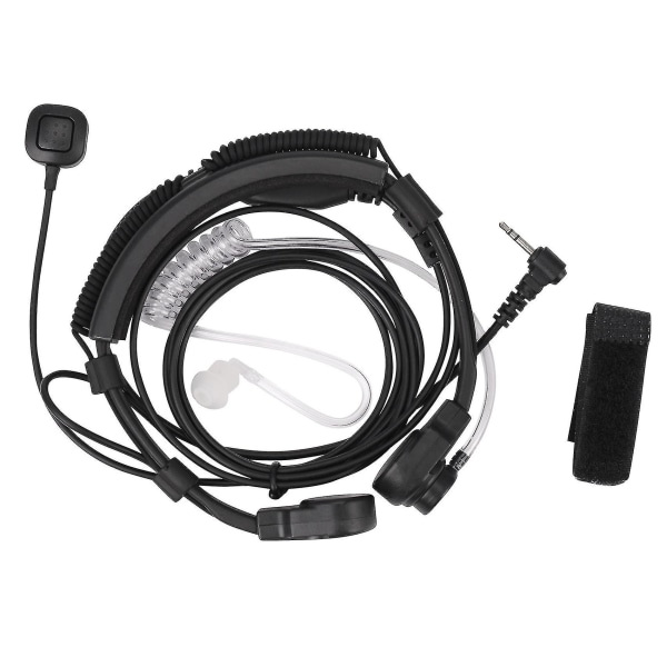 2,5 mm halsmikrofon hörlurar headset mikrofon Ptt för Walkie Talkie Radio Tlkr T5 T80 T60 T6 T8 Talk