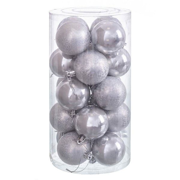 Julgranskulor Koppar Plast 6 x 6 x 6 cm (20 stycken)