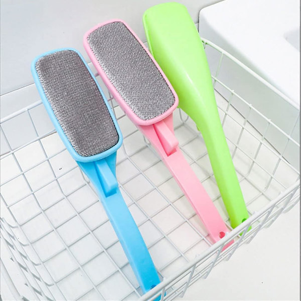 Magisk Lint Brush, Stoff- og Klærrenser, Også Dyrehår, Støvfjerningsmiddel, med Pop-up Multi-Directional Swivel Head 2Pcs (Tilfeldig Farge)
