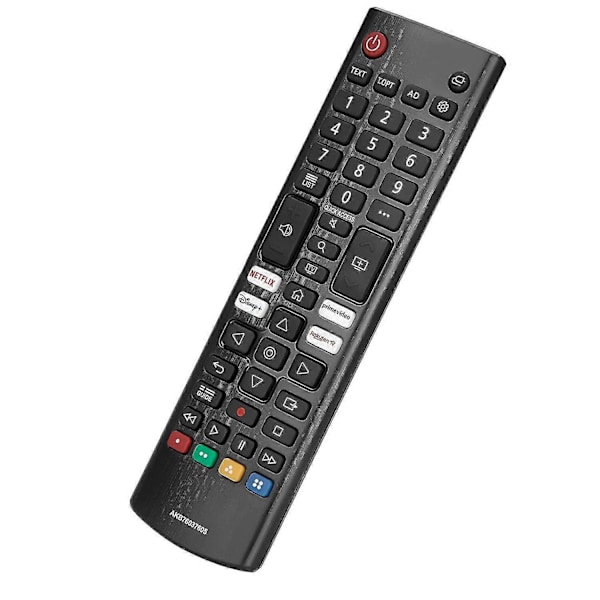 TV-fjärrkontroll för LG AKB76037605, förbättrad infraröd LG TV-fjärrkontroll, med , Prime Video, Rakuten TV-knappar