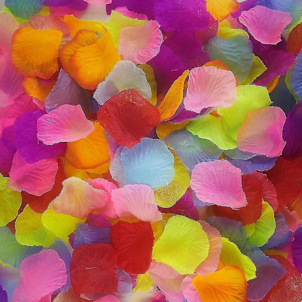 1000 Silke Roseblader Bryllup Fest Blomsterblader Dekorasjon Kunstig