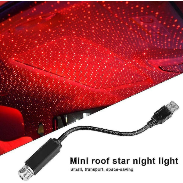 Mini USB projektor, flexibel USB lampa som passar alla bilar