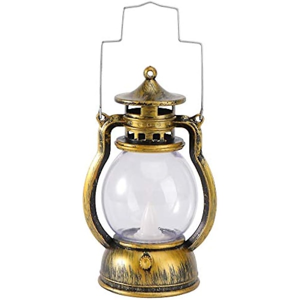 Retro Handhållen Lykta Kreativ Bar Dekoration Scene Vibe Lampa (med Batteri) Hem Kök,Silver