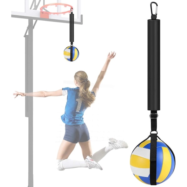 Volleyball Spike Trainer, Volleyball Spike Træningssystem til Basketball Hoop, Volleyball Udstyr Træningshjælp forbedrer servering, spring, armsving