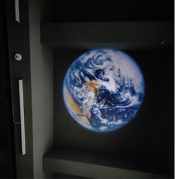 Månelampe Projektor Natlys, 360 Grader Rotérbar Månelampe USB-Drevet Belysning, Romantisk Atmosfærisk Lampe Til Selfie Baggrund Soveværelse Dekoration (Jorden)