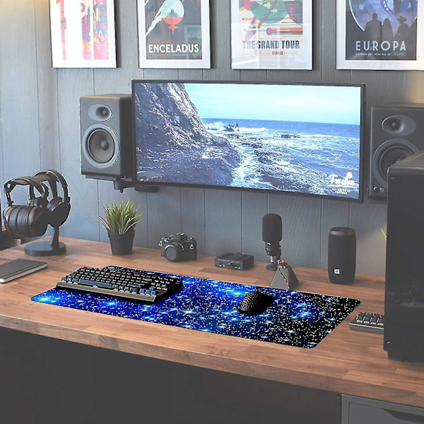 Gaming Mousepad med Kantfri Kanter og Anti-Slip
