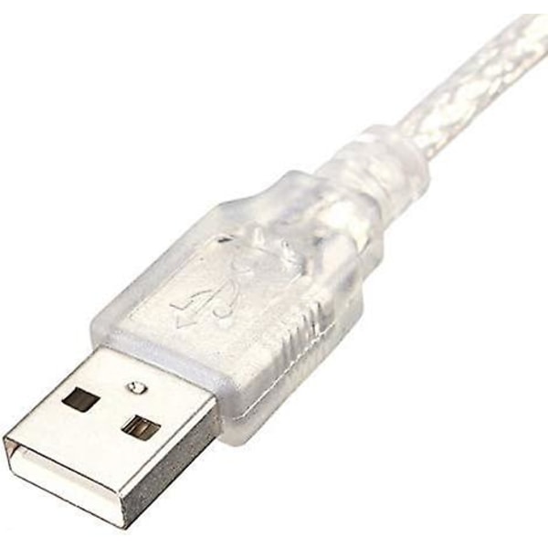 USB -uros ja FireWire IEEE 1394 -sovitinjohto. 4-nastainen uros iLink Sony DCR-TRV75E DV:lle