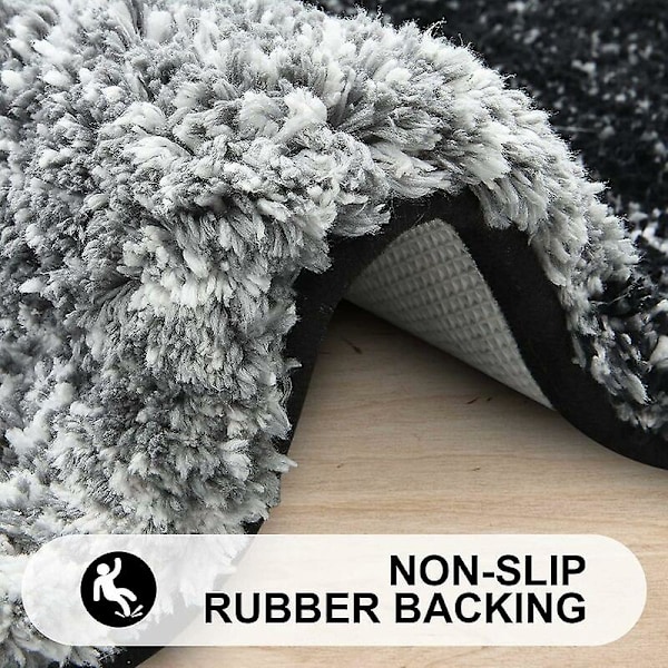 Lyxig badrumsmatta, ultra mjuk och absorberande mikrofiber badrumsmatta, halkfri plysch badrumsmatta, maskintvätt och torktumling, badrumsmatta, ba