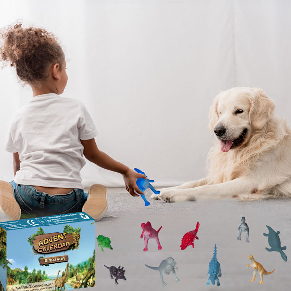 Adventskalender Fargerik Dinosaur Adventskalender 2023 Juleteller Festgaver For Barn Gutter Jenter