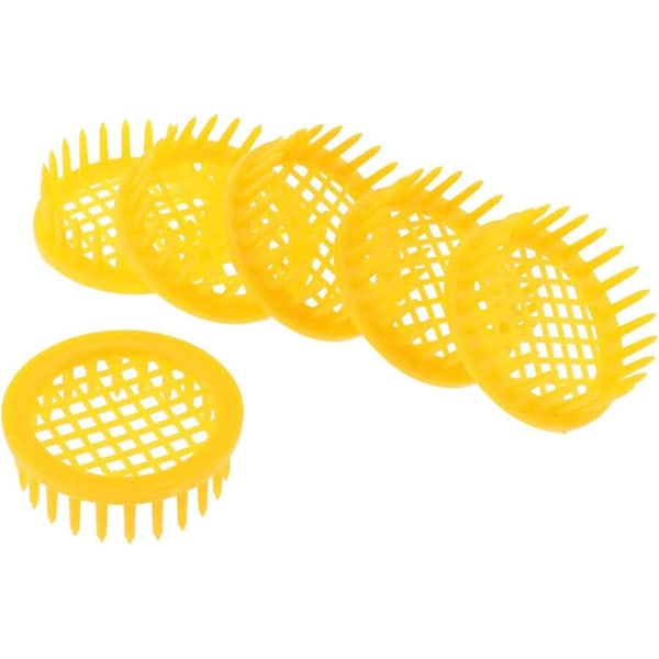 6 stykker plast rund nål Queen Bee Cage Birøkt verktøy avlsutstyr