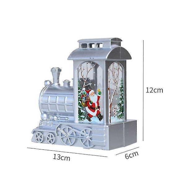 Jul LED-belyst lykta Jultomten Snöglob Lampor Ornament Nybrons