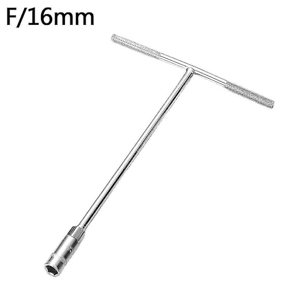 6mm-16mm Universal T-typ Hylsnyckel Högkvalitativt Stål Skiftnyckel Handverktyg (16mm)