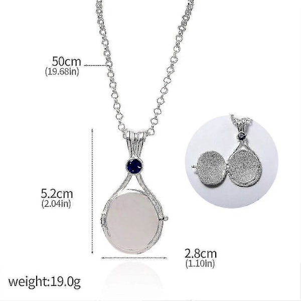 Fashionabel Sjöjungfru Öppningsbart Och Stängbart Hängsmycke Halsband Kreativt H2o Skal Dam Smycken Cosplay Rekvisita Dekoration G（N01035-01）